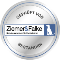 Logo mit bestandener Prüfung von Ziemer & Falke